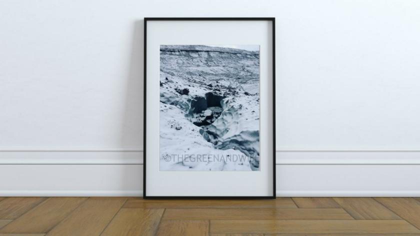 Art Prints | Ice Crater Winter Digital Photo Instant Download Art Prints Art Prints