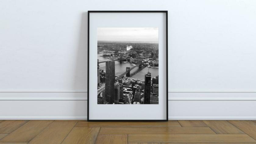 Art Prints | York City Brooklyn Bridge Black And White Photo, Digital Download Art Prints Art Prints