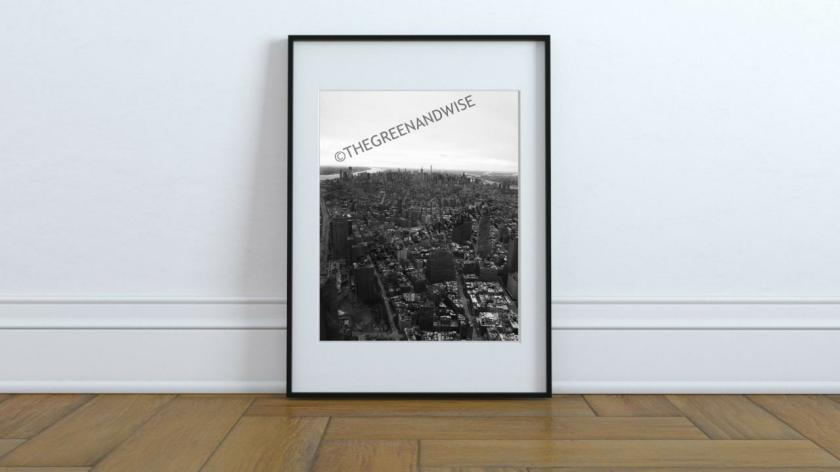 Art Prints | York City Skyline Black And White Vertical Photo, Digital Download Art Prints Art Prints