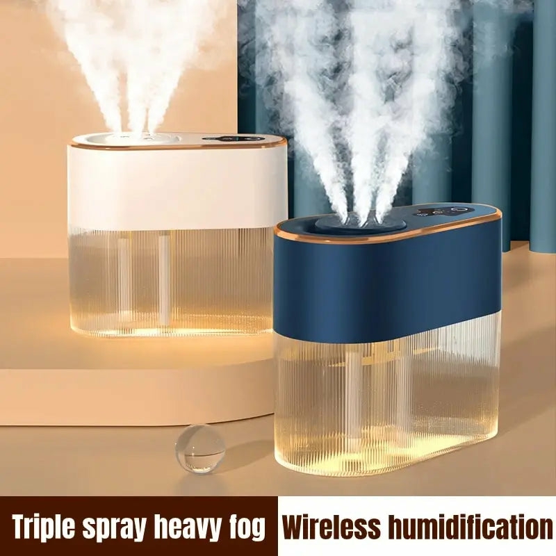 Bathroom | Triple Spray Wireless Humidifier Heavy Fog Diffuser Bathroom Bathroom