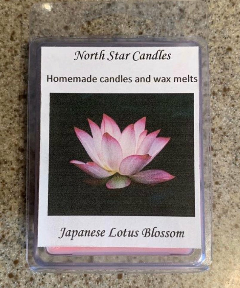 Candles | Japanese Lotus Blossom Wax Melts-Soy Wax Melts-Pink Wax Melts-Japan-Pastel Wax Melts-Spa Scents-Party Favors-Customizable Wax Melts-Wedding Candles Candles