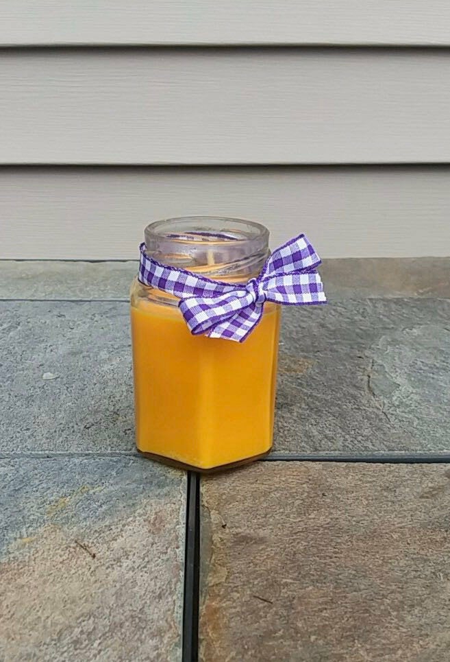 Candles | Lemon Scented Soy Candle-Candles With Wicks-Lemon Candles-Yellow Candles-Essential Oil-Wax Melts-Mason Jar Candles-Party Favors-Car Candles Candles Candles