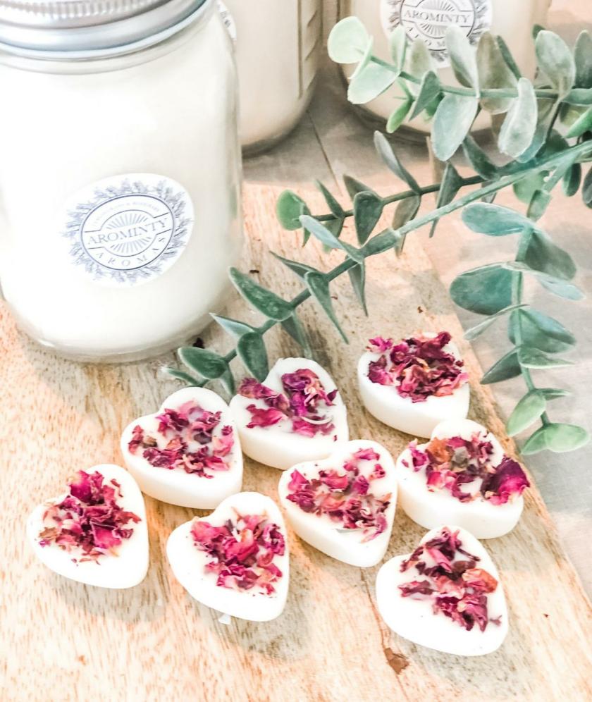 Candles | Soy Wax Melts Rosemary & Lemongrass Essential Oil Pack Of 6 Chemical , Pure Essential Oil. Candles Candles