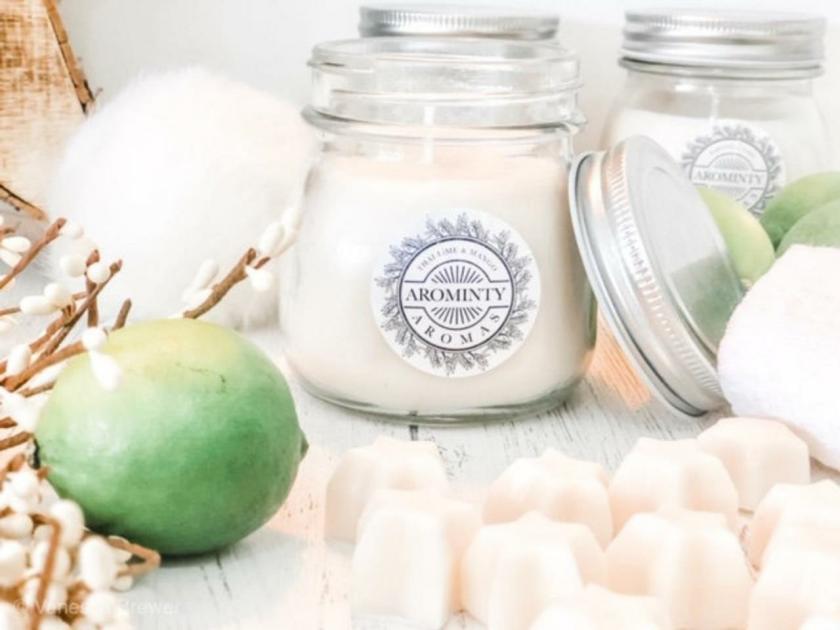 Candles | Soy Wax Thai Lime And Mango Candle Vegan Natural Gift Candles Candles