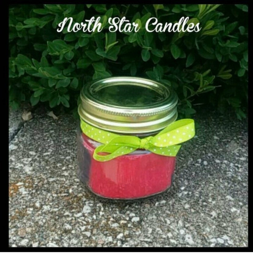 Candles | Watermelon Soy Candle-Scented Candles-Soy Wax Candles-Wax Melts-Party Favors-Eco Friendly Candles-Candles With Wicks-Mason Jar Candles Candles Candles