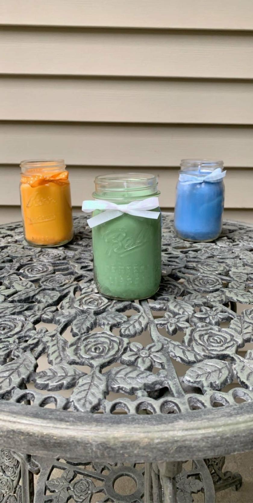 Candles | Yellow + Blue = Green Soy Candles-Candle Sets-Spa Candles-Gifts For Her-Housewarming Gifts-Rustic-Home Decor-Weddings-Scented Candles Candles Candles