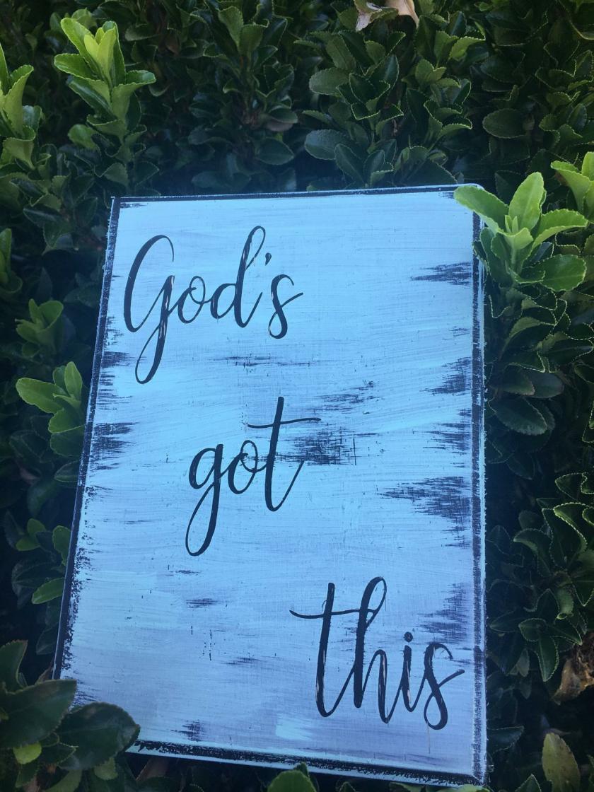 Decorative Items | 5X7 God’s Got This -Hand Painted Wood Sign Decorative Items Decorative Items