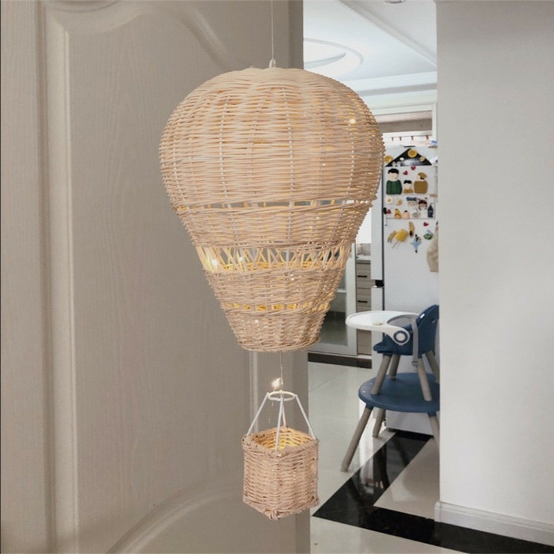 Decorative Items | Air Balloon Children Room Hanging Pendant Handmade Rattan Ornaments Korean Nursery Room Home Party Decoration Decorative Items Decorative Items