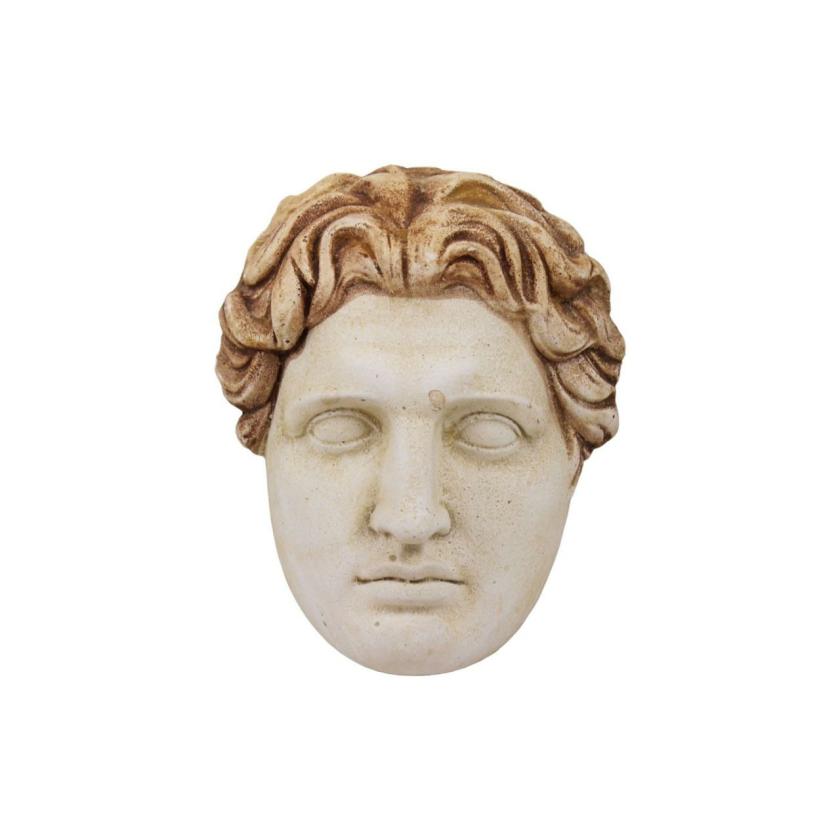 Decorative Items | Alexander The Great Bas Relief Wall Mask Plaster Sculpture Decorative Items Decorative Items