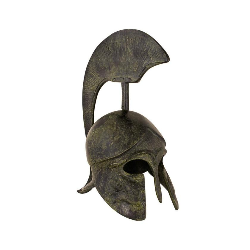 Decorative Items | Ancient Greek Corinthian Helmet Bronze Sculpture With Crest Depicting Pegasus Greek Handmade Museum Replica Craft Statue 22Cm Decorative Items Decorative Items