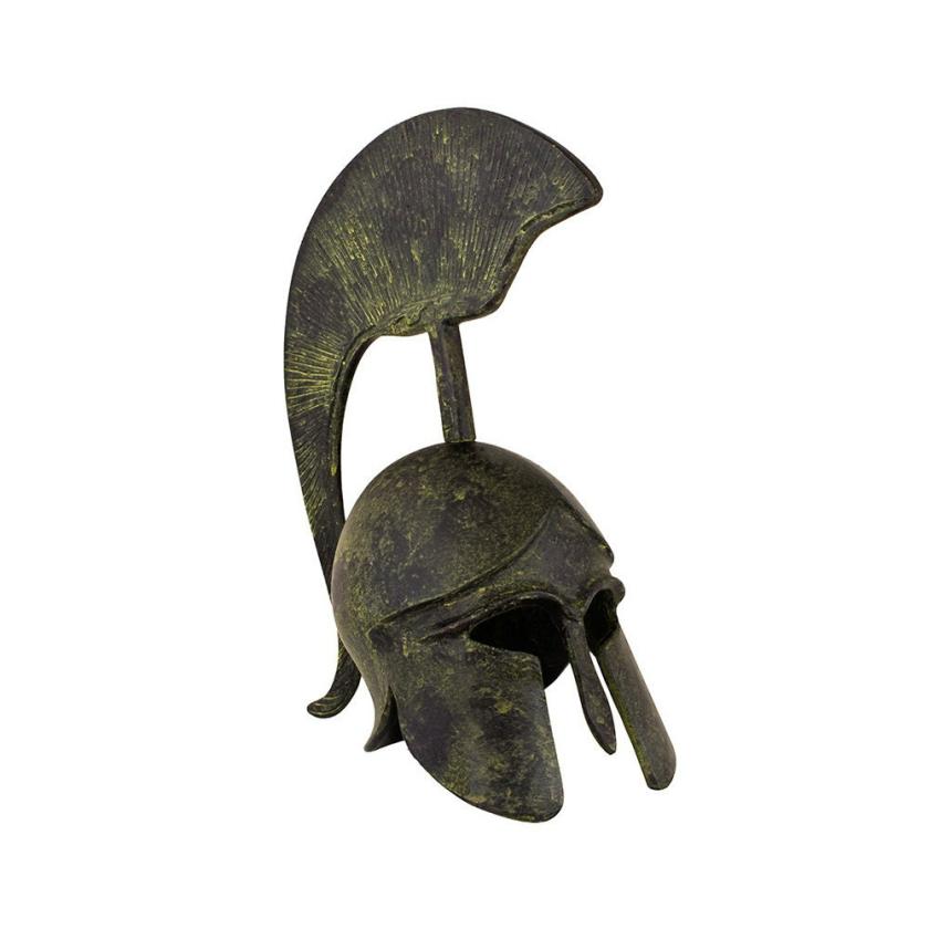 Decorative Items | Ancient Greek Corinthian Helmet Bronze Sculpture With Crest Greek Handmade Museum Replica Craft Statue 13Cm Decorative Items Decorative Items