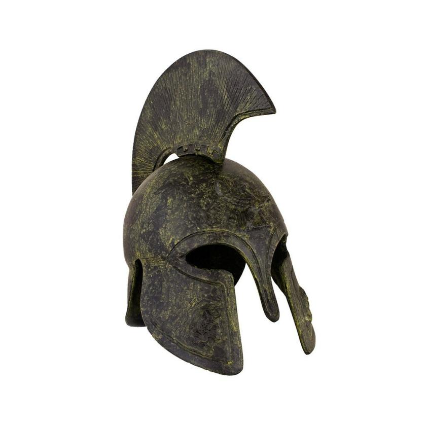 Decorative Items | Ancient Greek Corinthian Helmet Bronze Sculpture With Short Crest Depicting A Griffin Greek Handmade Museum Replica Craft Statue 21Cm Decorative Items Decorative Items