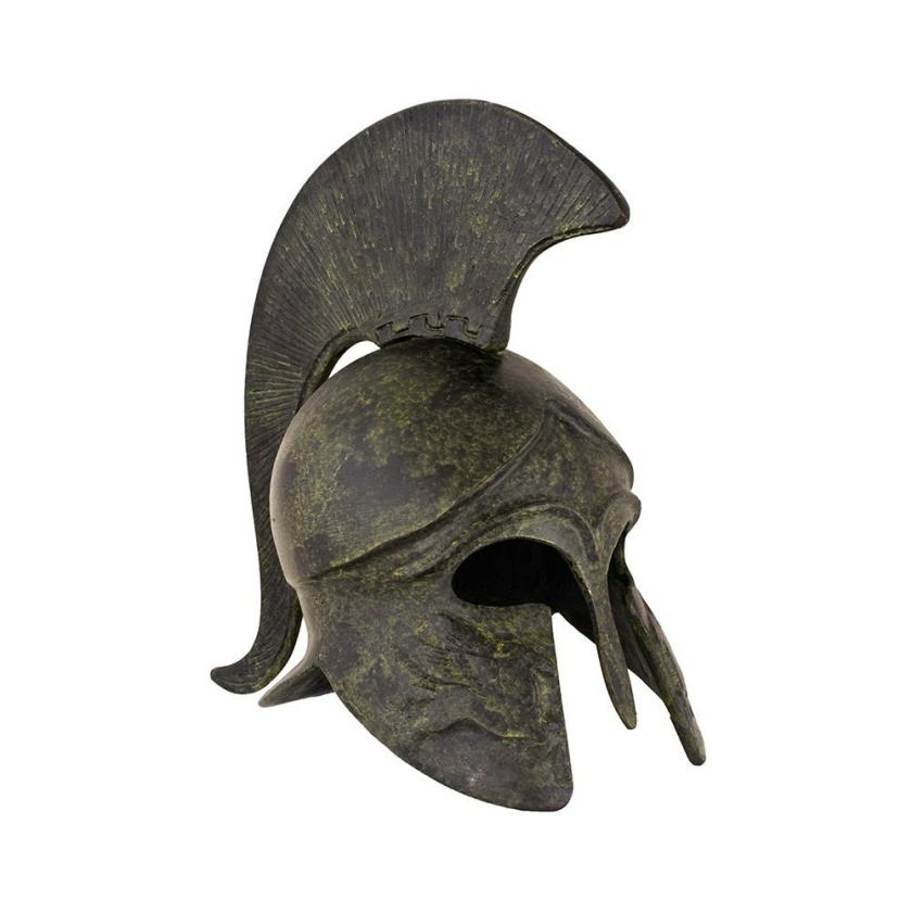 Decorative Items | Ancient Greek Corinthian Helmet Bronze Sculpture With Short Crest Depicting Pegasus Greek Handmade Museum Replica Craft Statue 18Cm Decorative Items Decorative Items