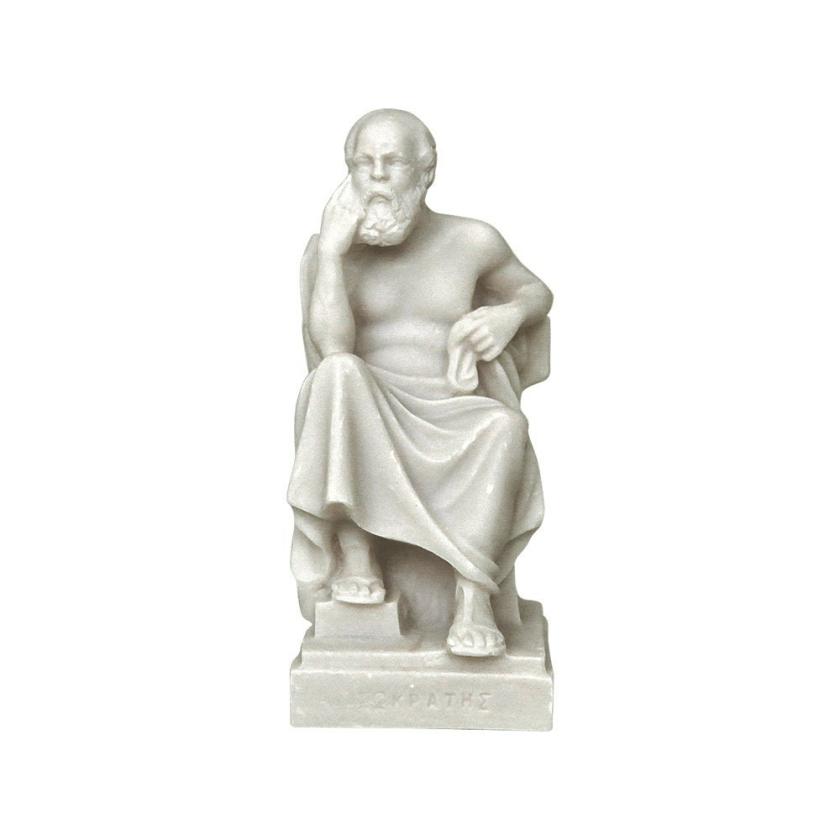 Decorative Items | Ancient Greek Socrates Sculpture Handmade Alabaster Greek Philosopher Figurine Statue 20Cm Decorative Items Decorative Items