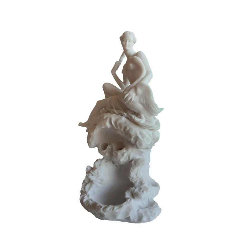 Decorative Items | Aphrodite And Swan Statue Alabaster Decorative Items Decorative Items