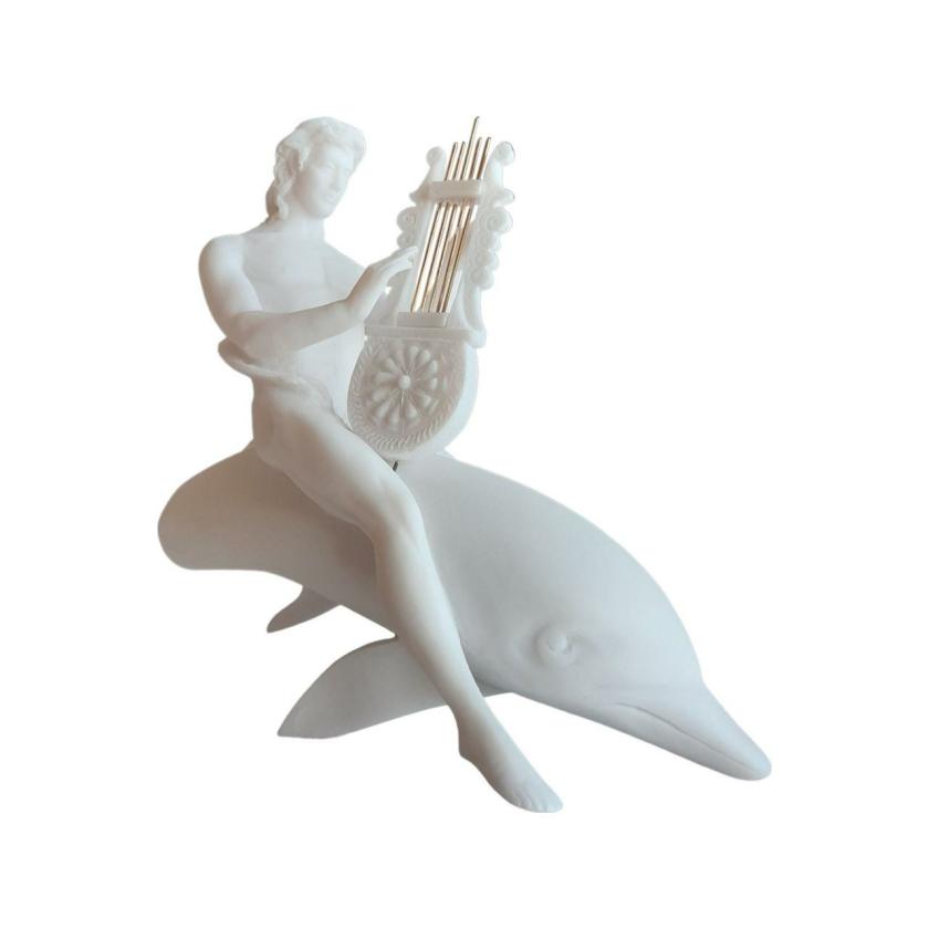 Decorative Items | Arion And The Dolphin Statue – Unique Alabaster Decorative Items Decorative Items