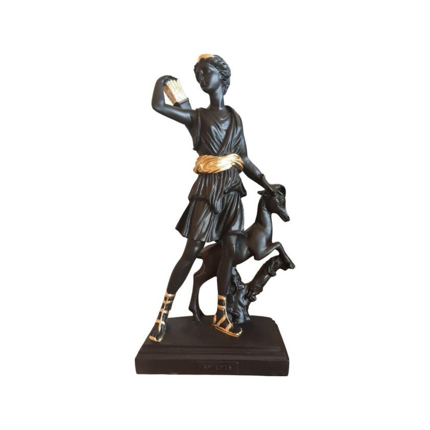 Decorative Items | Artemis Diana Sculpture Greek Roman Mythology Goddess Alabaster Handmade Statue 24Cm – 9.45 Inches Decorative Items Decorative Items