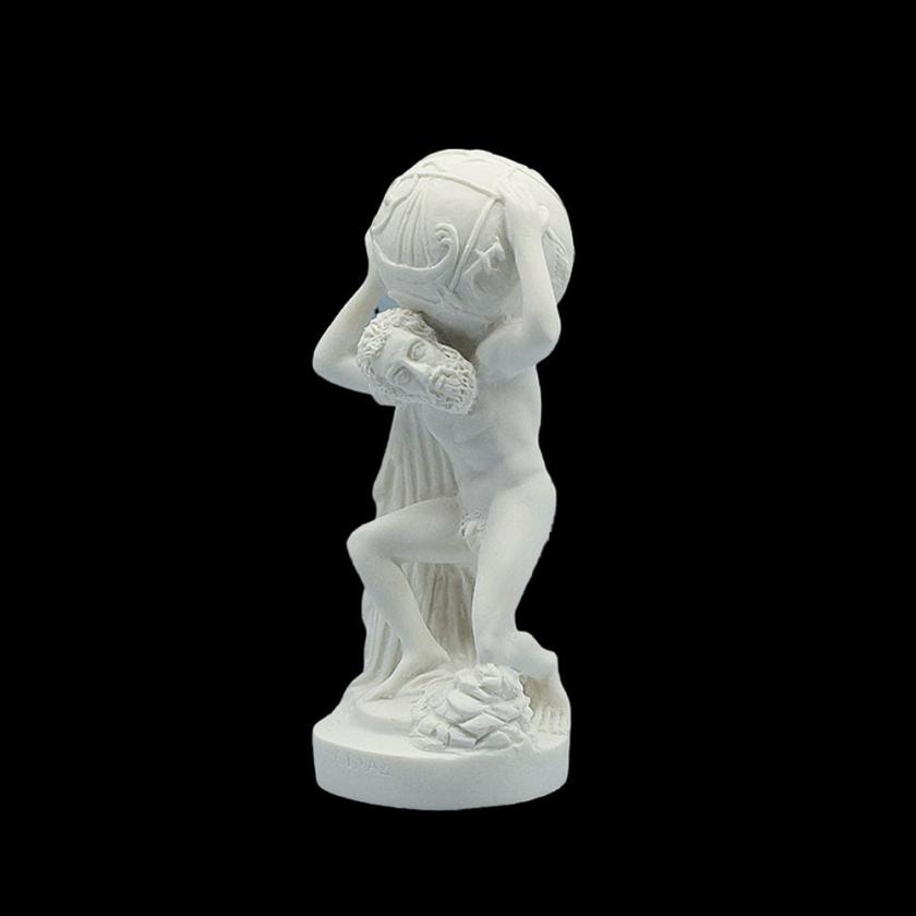 Decorative Items | Atlas Sculpture Greek Roman Mythology Marble Handmade Figurine Classical Craft Statue 18Cm – 7.09 Inches Decorative Items Decorative Items