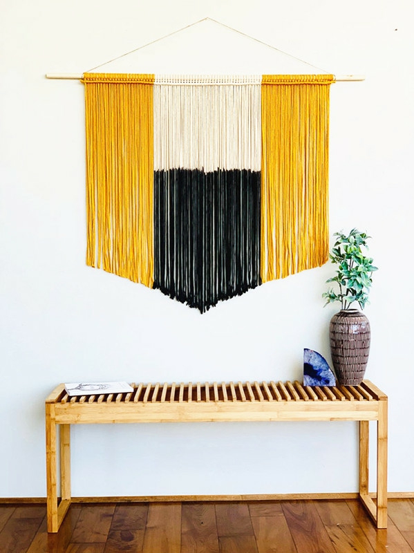 Decorative Items | Boho Three Tone Macrame Wall Hanging Decorative Items Decorative Items