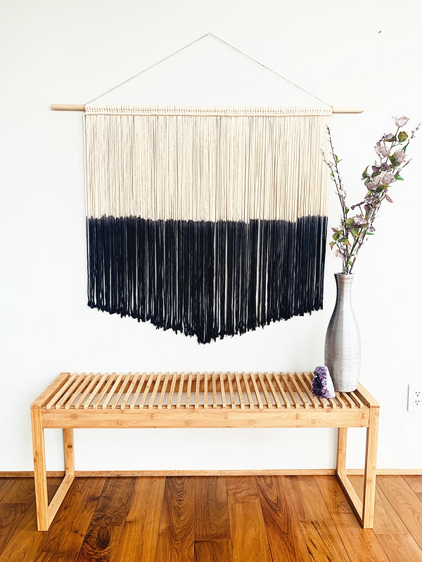 Decorative Items | Boho Two Tone Macrame Wall Hanging Decorative Items Decorative Items