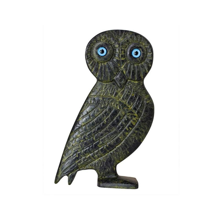 Decorative Items | Bronze Owl Sculpture Greek Handmade Figurine Classical Craft Statue 7Cm Decorative Items Decorative Items