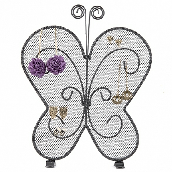 Decorative Items | Butterfly Shape Earring Jewelry Show Ear Stud Display Rack Stand Organizer Holder Decorative Items Decorative Items