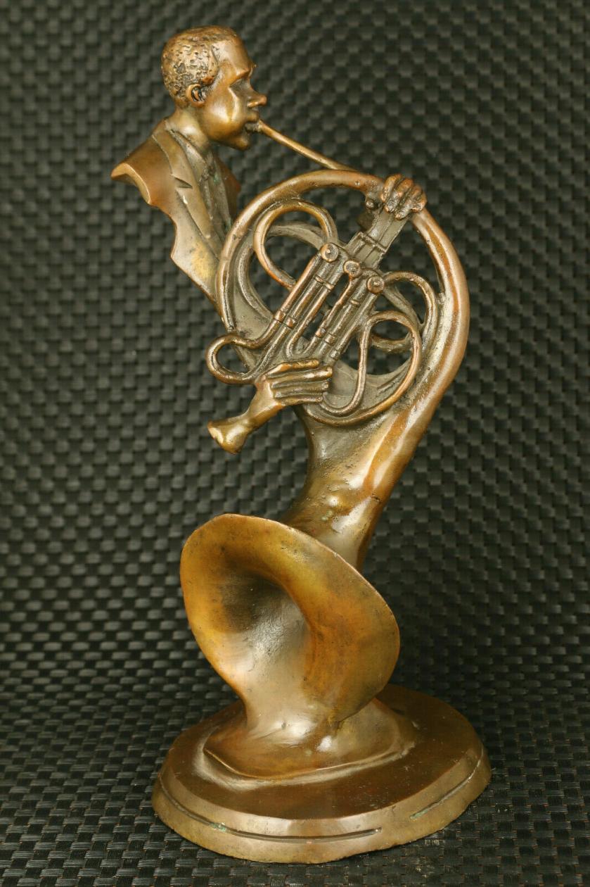 Decorative Items | Chinese Bronze Saxophone Art Man Statue Collectable Decorative Items Decorative Items