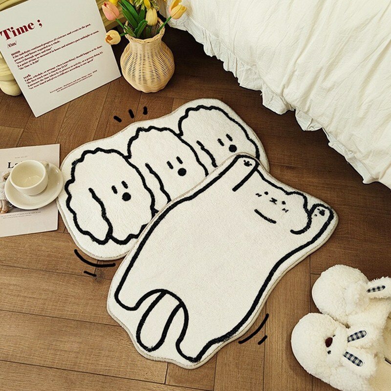 Decorative Items | Cute Cat Rugs Cartoon Carpet In The Bedroom Non-Slip Floor Mat Decorative Items Decorative Items