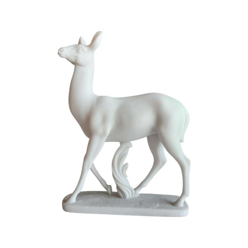 Decorative Items | Deer Statue Alabaster Decorative Items Decorative Items