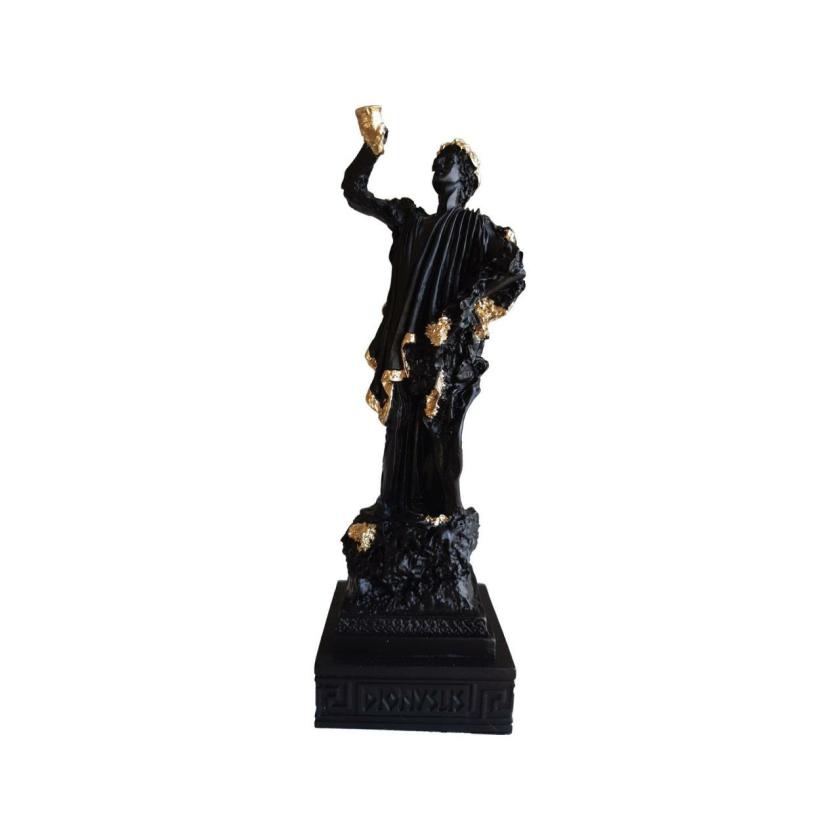 Decorative Items | Dionysus God Statue Alabaster Black Decorative Items Decorative Items