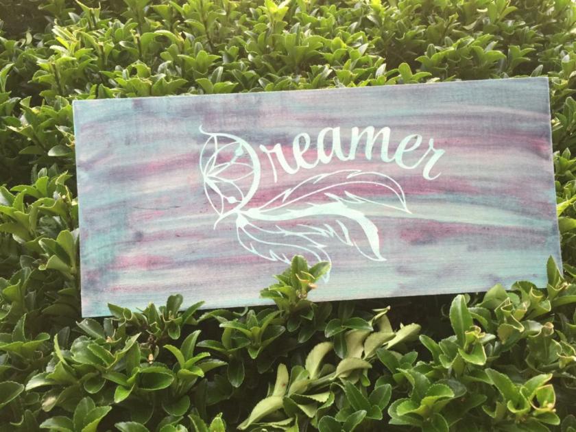 Decorative Items | Dreamer Hand Painted Wood Sign. Decorative Items Decorative Items