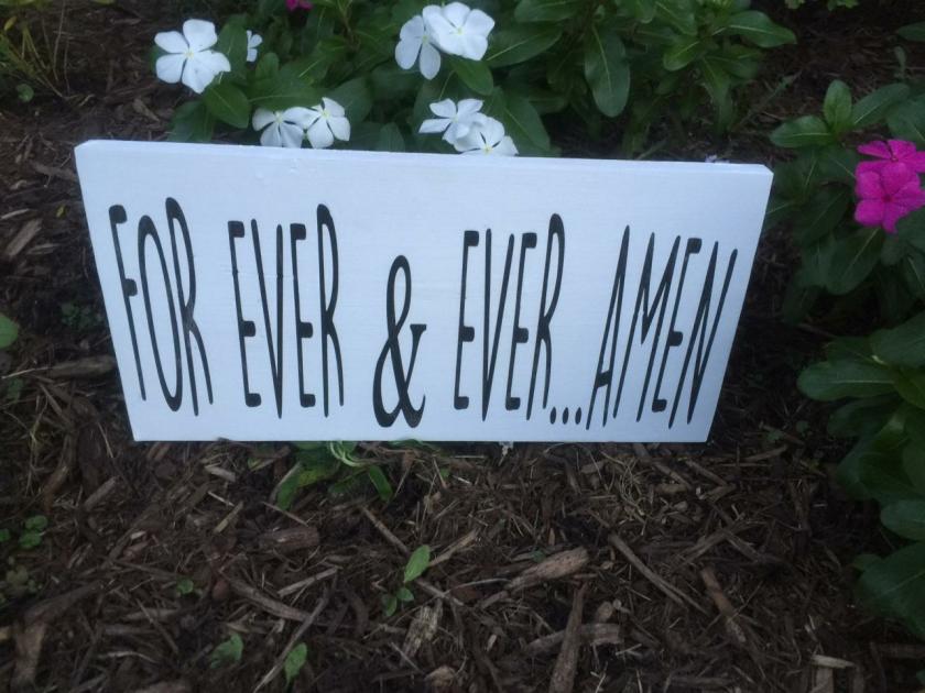 Decorative Items | Forever & Ever… Amen 8X16 Hand Painted Wood Sign. Decorative Items Decorative Items