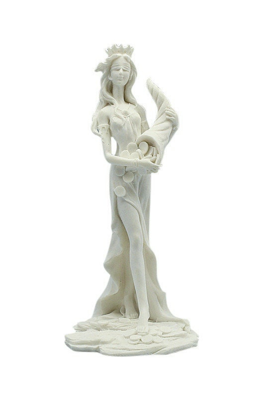 Decorative Items | Fortuna Sculpture Greek Roman Mythology Goddess Marble Handmade Figurine Classical Statue 20Cm Decorative Items Decorative Items