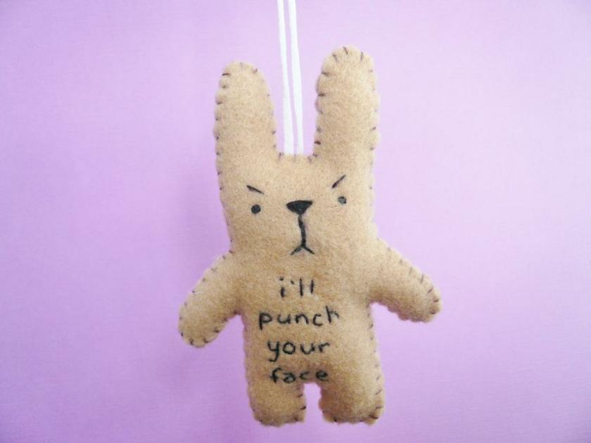 Decorative Items | Funny Ornaments, I’Ll Punch Your Face, Funny Bunny Decorative Items Decorative Items