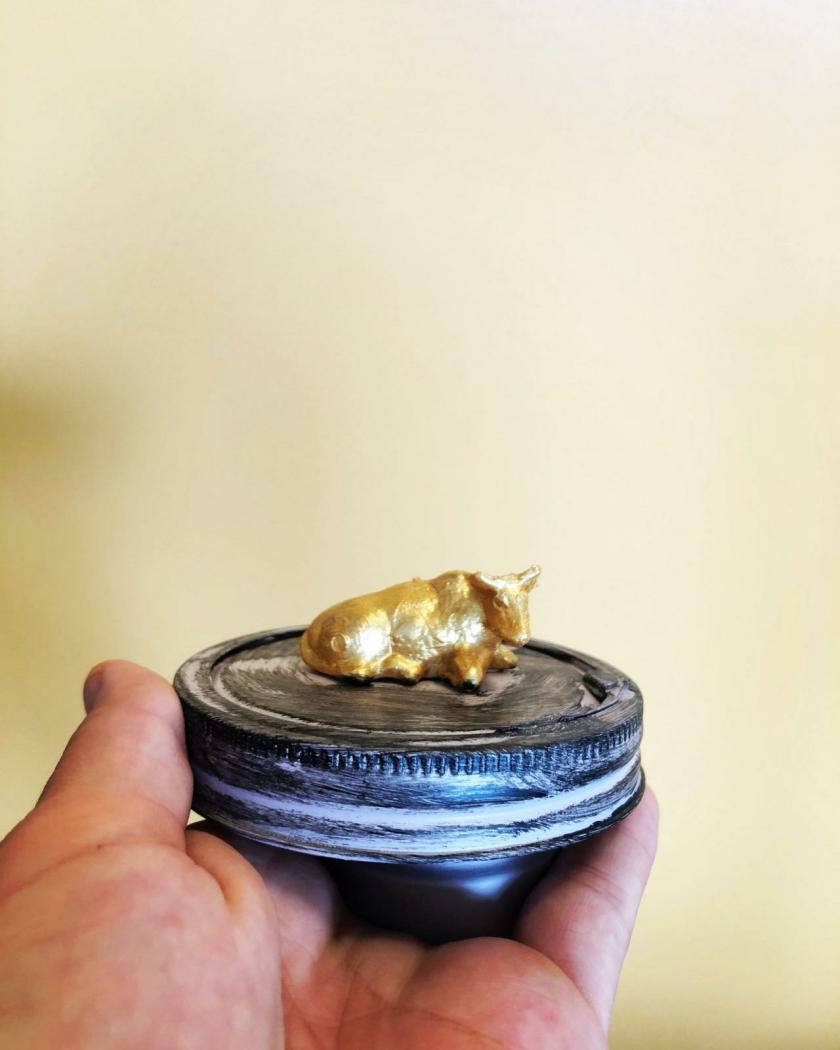 Decorative Items | Gold Cow Incense Burner Holder Incense Burner, Incense Holder,Fragrance, Homewarming Gift, Farm Home Decor, Farm House-Incense Sticks, Decorative Items Decorative Items