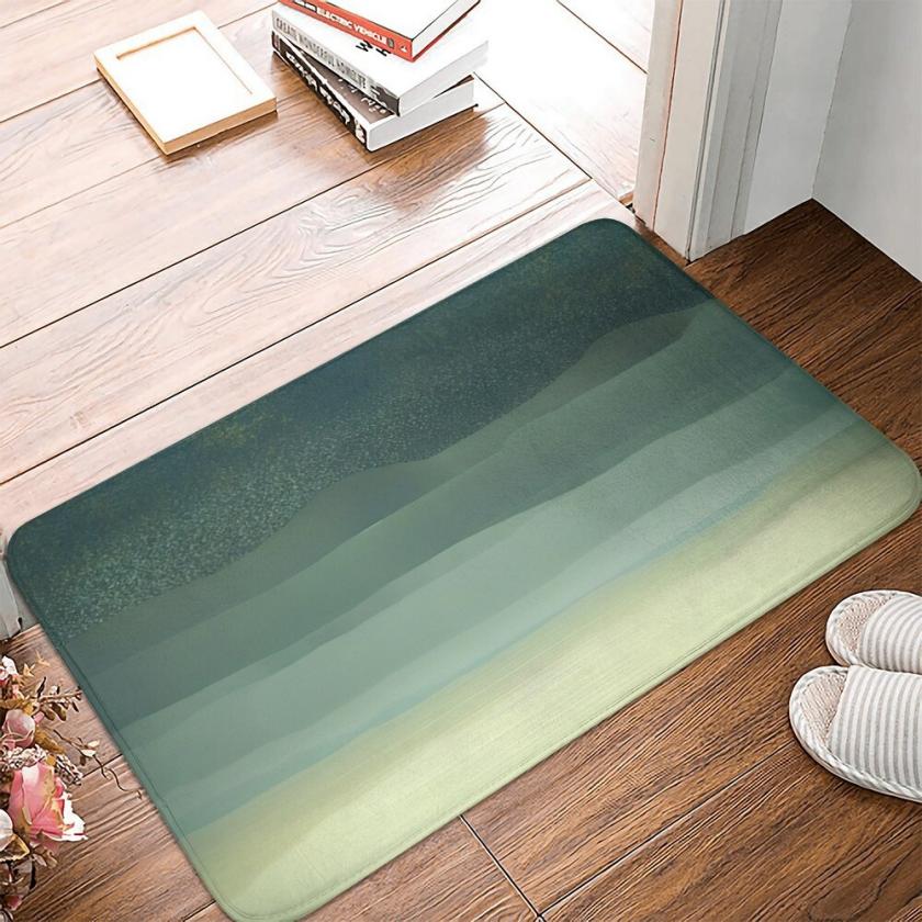 Decorative Items | Gray-Green Sky Carpet Entrance Doormat Bath Floor Rugs Absorbent Mat Anti-Slip Kitchen Rug Decorative Items Decorative Items