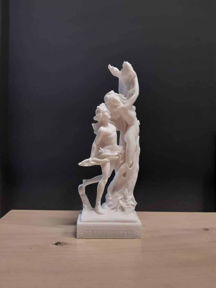 Decorative Items | Greek God Apollo And Daphne Alabaster Sculpture Handmade Statue 20Cm Decorative Items Decorative Items