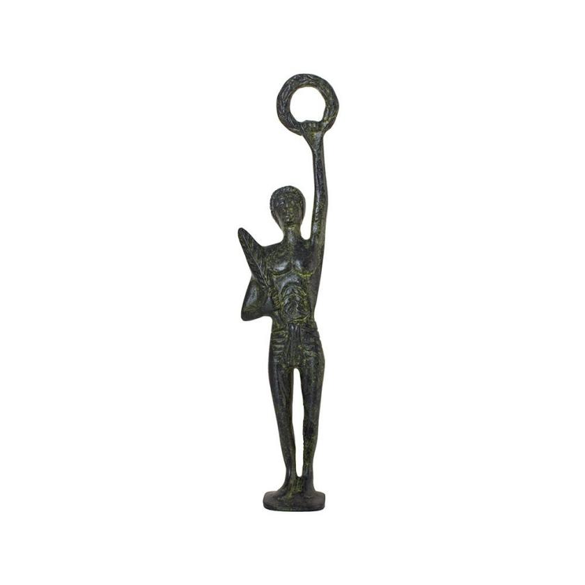 Decorative Items | Greek Olympic Champion Solid Bronze Sculpture (Ancient Olympic Games) Handmade Ancient Greek Craft Statue 16Cm Decorative Items Decorative Items