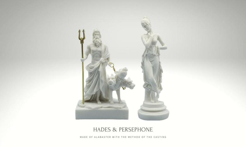 Decorative Items | Hades And Persephone Set Statues Alabaster Decorative Items Decorative Items