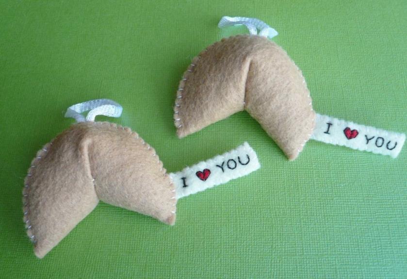 Decorative Items | Handmade Ornaments – I Love You Fortune Cookie (X2) Decorative Items Decorative Items