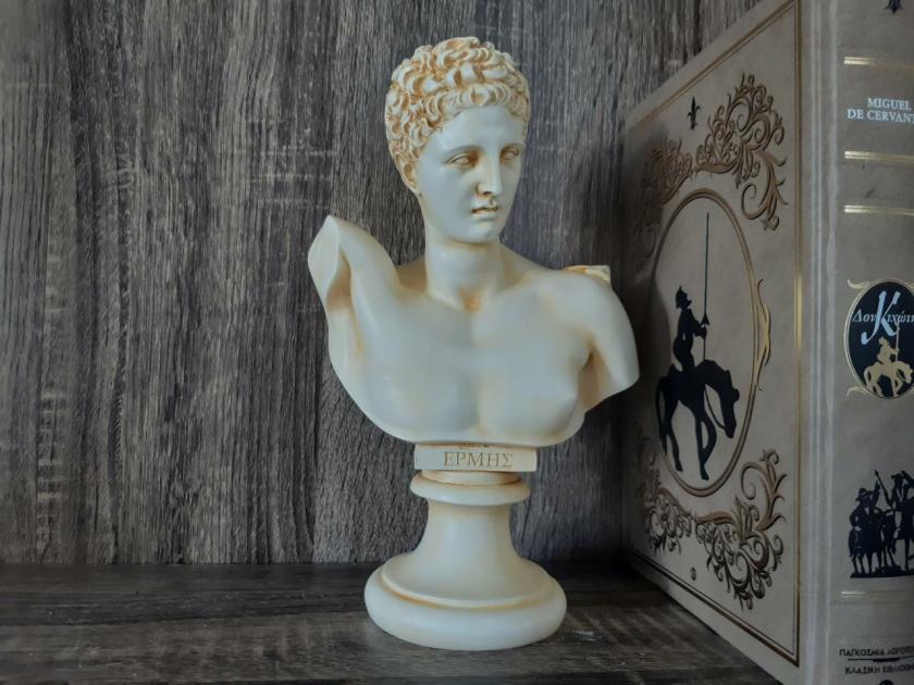 Decorative Items | Hermes Bust Statue Greek Handmade Alabaster Head Sculpture 21Cm – 8.27 Inches Decorative Items Decorative Items