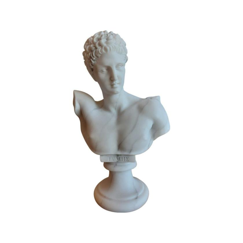 Decorative Items | Hermes Statue Greek Roman God Bust Sculpture Handmade Marble Finish 21Cm Decorative Items Decorative Items