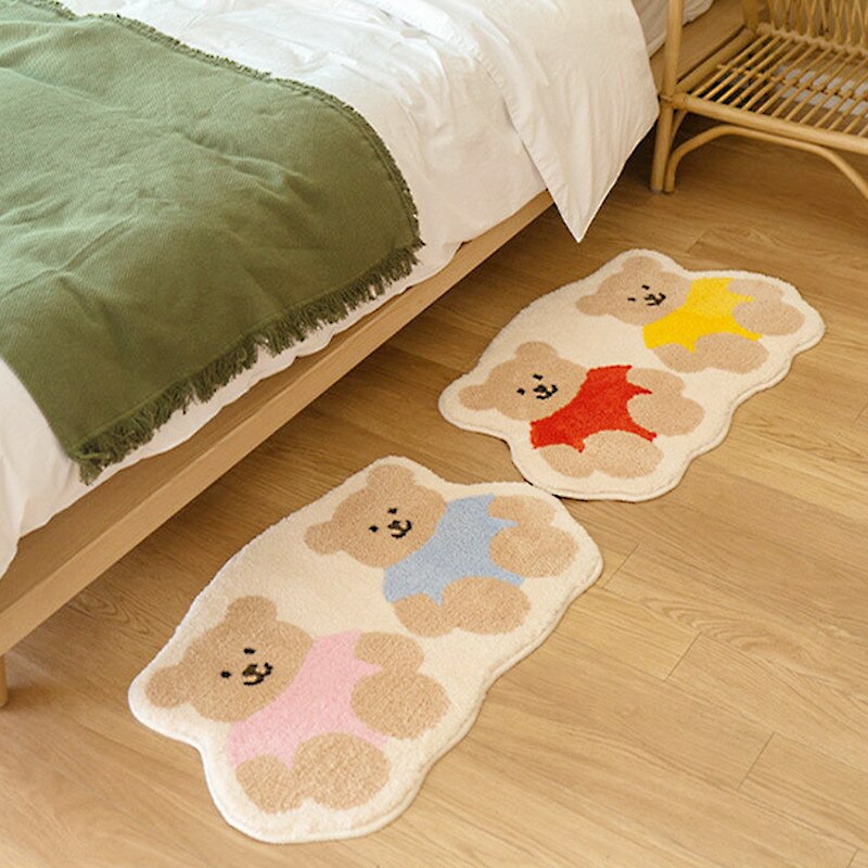 Decorative Items | Ins Bear Carpet Anti-Slip Rug For Bedroom Decorative Items Decorative Items