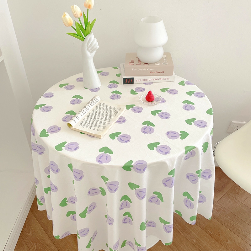 Decorative Items | Ins Fresh Tablecloth Cute Tulip Bedroom Desk Cloth Korean Style Photography Background Cloth Home Decor Decorative Items Decorative Items