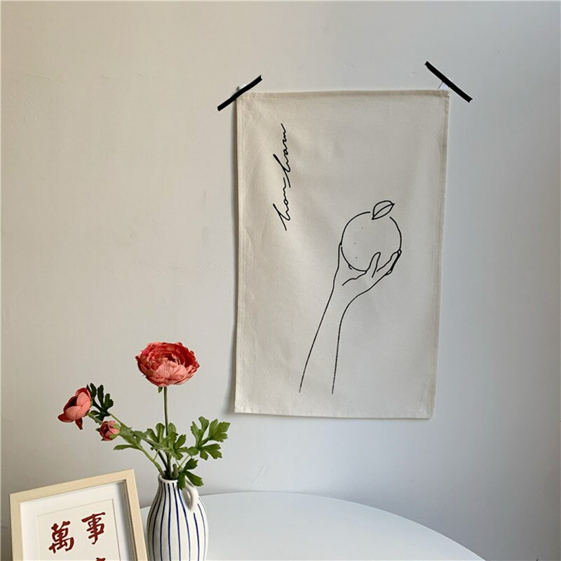 Decorative Items | Ins Nordic Cloth Flower Wall Hanging Tapestry Decorative Items Decorative Items