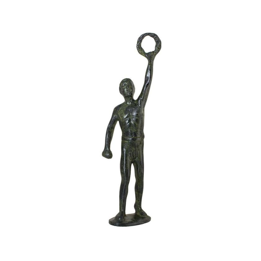 Decorative Items | Olympic Champion Solid Bronze Sculpture (Ancient Olympic Games) Handmade Ancient Greek Craft Statue 30Cm Decorative Items Decorative Items