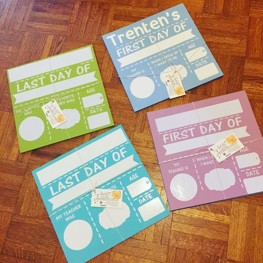 Decorative Items | Reusable Vinyl 12 X12 First Day Of School Wood Sign. Decorative Items Decorative Items