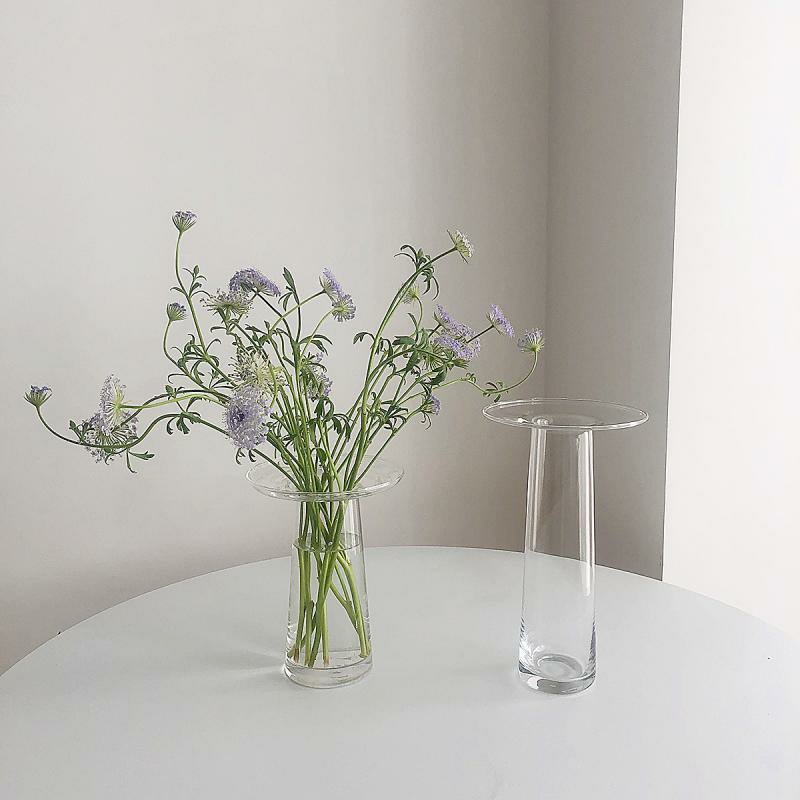 Decorative Items | Small Transparent Round Flower Hydroponics Plant Vase Glass Table Terrarium Ornaments Vases Decorative Items Decorative Items