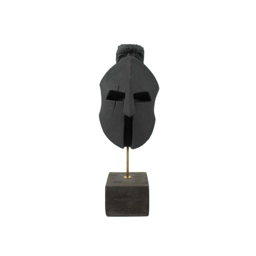 Decorative Items | Spartan Mask Head Statue Plaster Sculpture Decorative Items Decorative Items