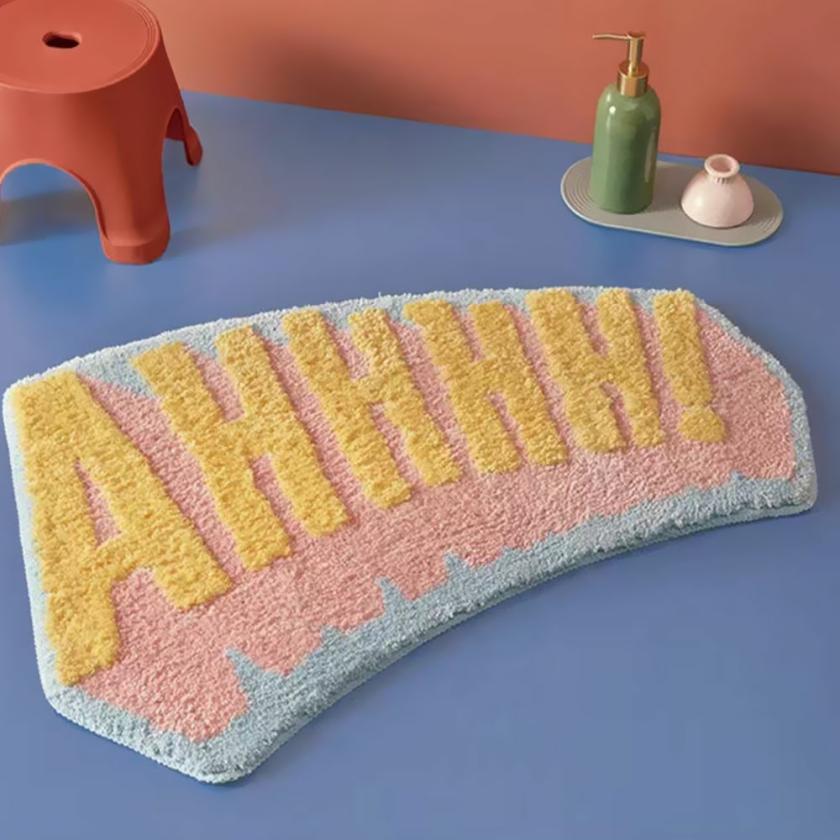 Decorative Items | Special Curved Absorbent Floor Mat For Shower Room Bathroom Toilet Bathtub Non-Slip Foot Mat Household Entry Cake Door Mat Decorative Items Decorative Items